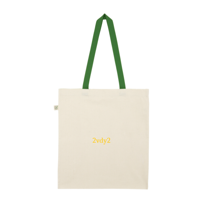 Tote Bag with CONTRAST HANDLES